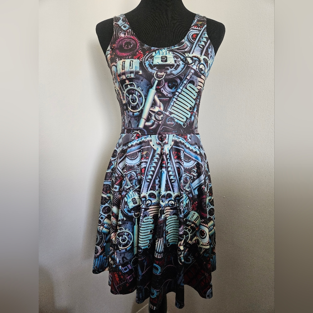 Blackmilk Museum piece steampunk alloy dress